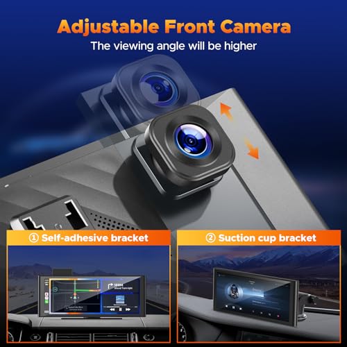 9.26'' Wireless Carplay Screen with 4K Dash Cam