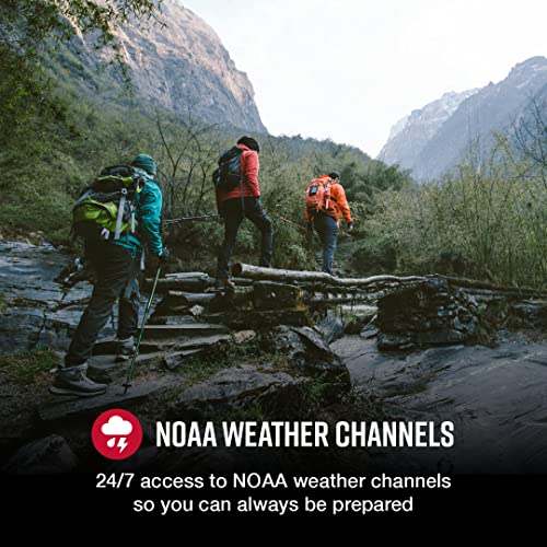 Cobra ACXT645 Waterproof Walkie Talkies, 22 Channels, Long Range