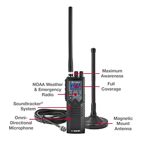 Cobra HHRT50 CB Radio with Magnet Antenna