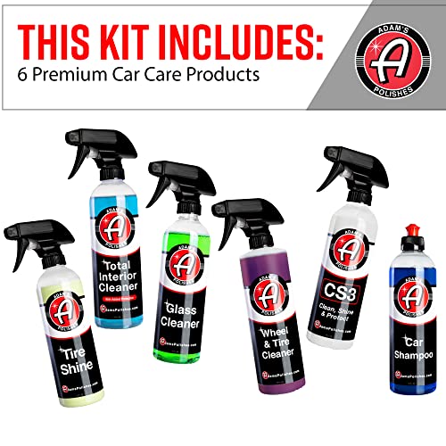 Adam's Arsenal Car Detailing Kit (6 Item) - Ultimate Car Cleaning Set