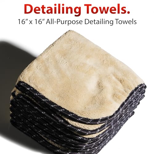 Adam's Car Detailing Towels - 6 Pack