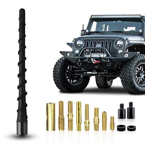 Black Spiral Bending Antenna - Universal Car Accessories