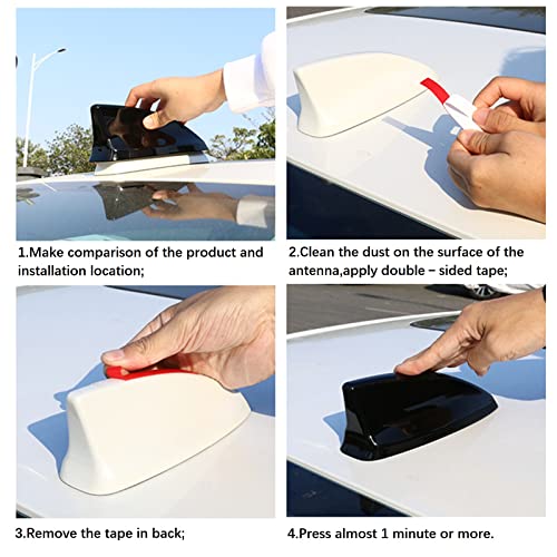 Glossy Black Shark Fin Antenna for Honda Civic
