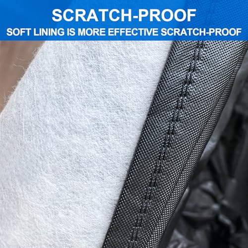 kayme Half Car Cover - Waterproof, Sun Protection, 3XL