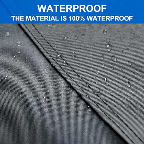 kayme Half Car Cover - Waterproof, Sun Protection, 3XL