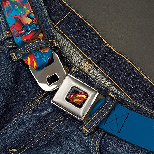 Superman Seatbelt Buckle Belt