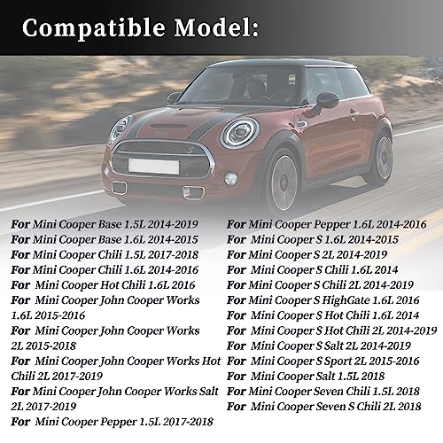 Chrome Left Headlight Trim Ring for Mini Cooper 2014-2019