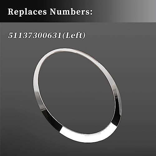 Chrome Left Headlight Trim Ring for Mini Cooper 2014-2019