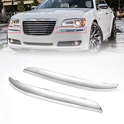 Chrysler 300 Chrome Bumper Molding Trim Set