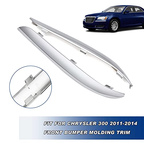 Chrysler 300 Chrome Bumper Molding Trim Set