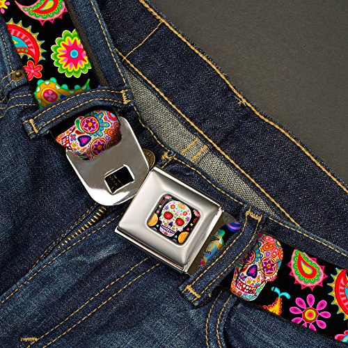 Thaneeya Sugar Skulls Seatbelt Belt for Cars