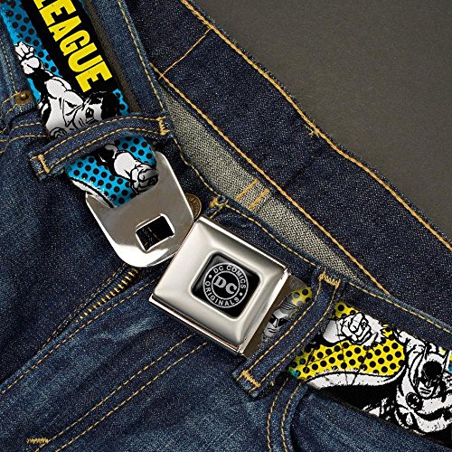 Justice League Seatbelt Belt by Buckle-Down