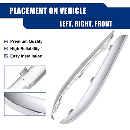 Chrysler 300 Chrome Bumper Molding Trim Set