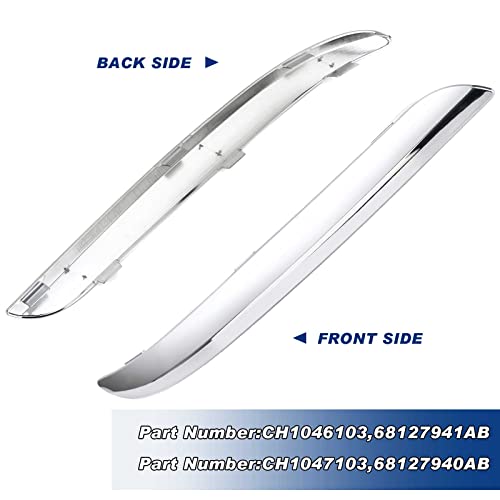 Chrysler 300 Chrome Bumper Molding Trim Set