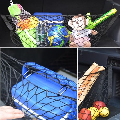 Durable 50x18" Truck Bed Cargo Net - Securely Manage Cargo