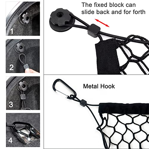 Durable 50x18" Truck Bed Cargo Net - Securely Manage Cargo