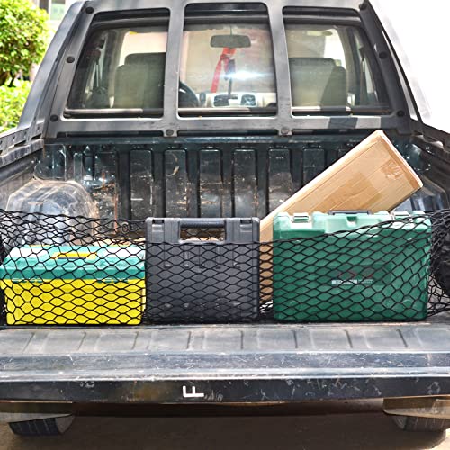 Durable 50x18" Truck Bed Cargo Net - Securely Manage Cargo