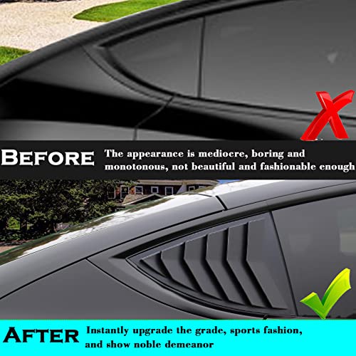 Sport Style Side Window Louver Cover for Tesla Model Y