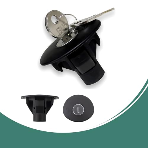 Crynod Car Fuel Gas Cap – Metal Waterproof Lockable