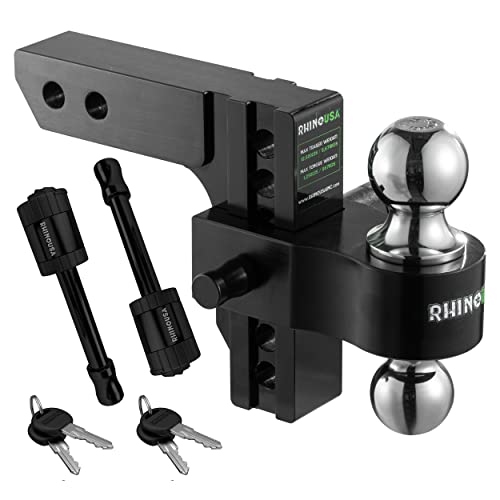Rhino USA Heavy Duty Adjustable Trailer Hitch