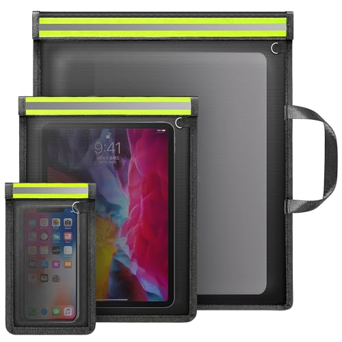 3 Pack Faraday Bags for Phones, Laptops, Tablets