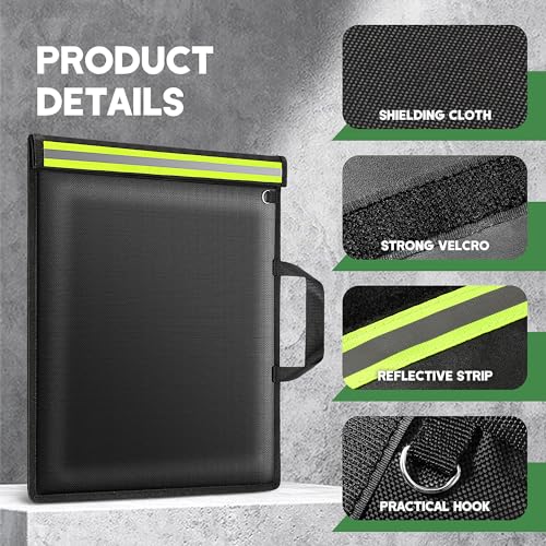 3 Pack Faraday Bags for Phones, Laptops, Tablets