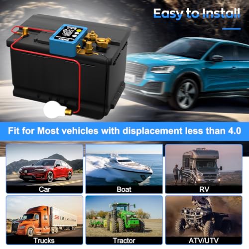 IMAYCC Remote Car Battery Kill Switch, 12V 240A