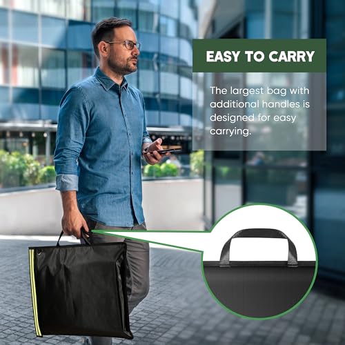 3 Pack Faraday Bags for Phones, Laptops, Tablets