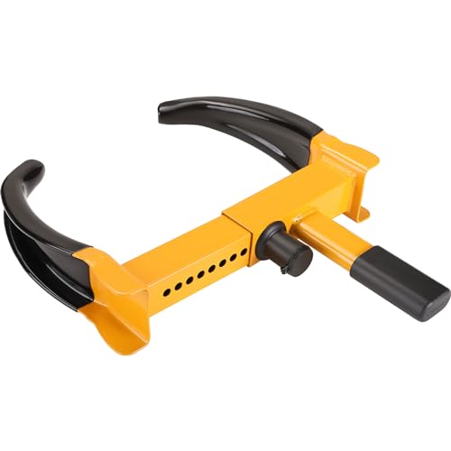 VEVOR Universal Wheel Clamp Lock Set, Heavy-Duty Steel