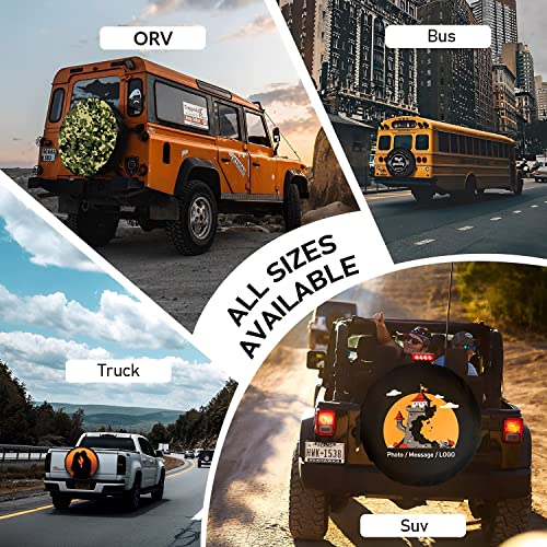 Customizable Spare Wheel Cover for All Vehicles
