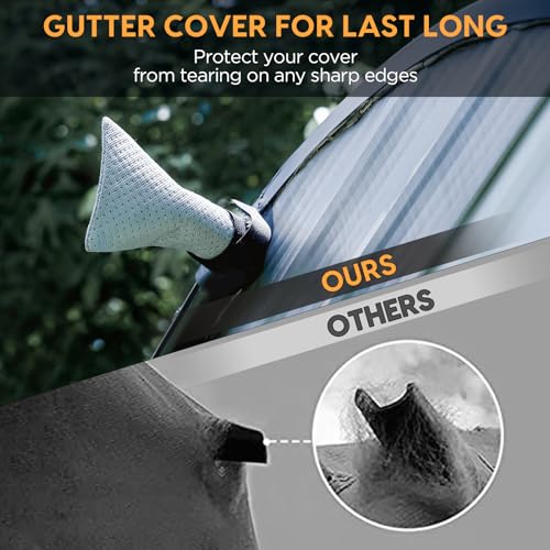 Upgraded Travel Trailer RV Cover, 26.1'-28.5', Windproof, Anti-UV