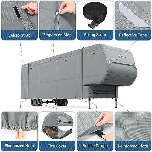 Vigorvan 5th Wheel RV Cover - Waterproof & Windproof