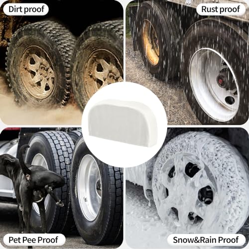 Waterproof Dual Axle RV Tire Covers - 2 Packs (27"-30" Diameter)