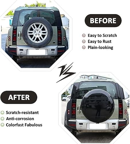 Defender Spare Tire Cover - Santorini Black