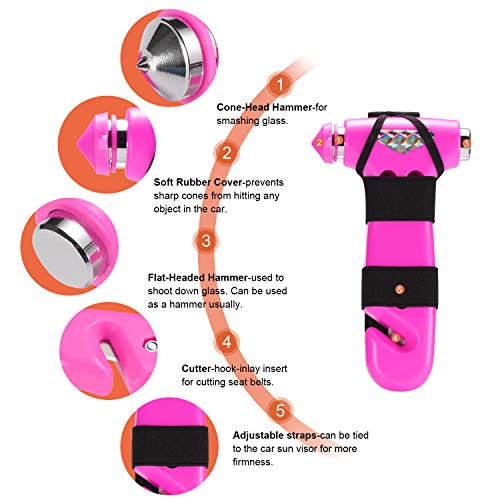 THINKWORK Car Safety Hammer: Women's Three-in-One Tool