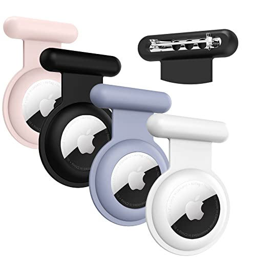 Kid-Friendly Apple Airtag Holder: 4-Pack GPS Tracker