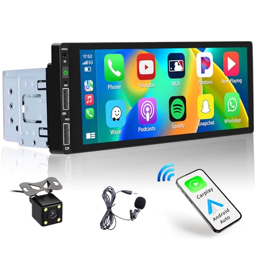 Wireless Apple Carplay Car Stereo - 6.9" Touch Screen