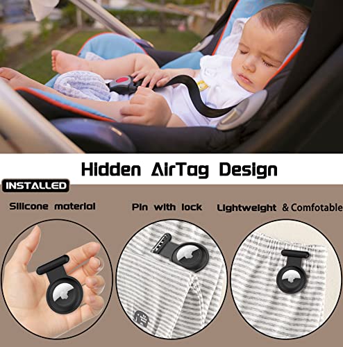 Kid-Friendly Apple Airtag Holder: 4-Pack GPS Tracker