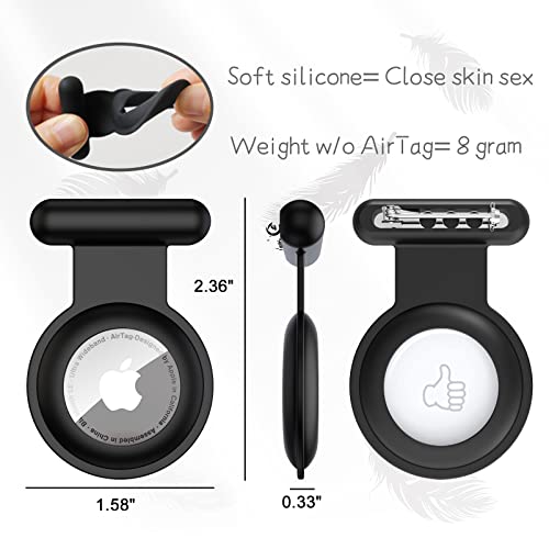 Kid-Friendly Apple Airtag Holder: 4-Pack GPS Tracker
