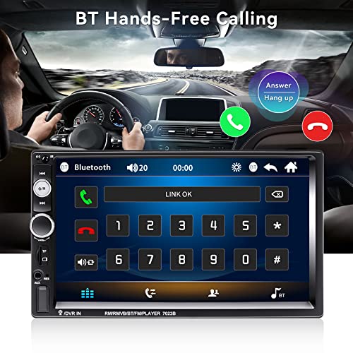 7" Car Stereo with Bluetooth, USB, FM Radio
