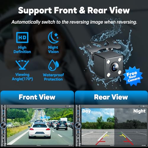 Wireless Car Stereo with Carplay & Android Auto