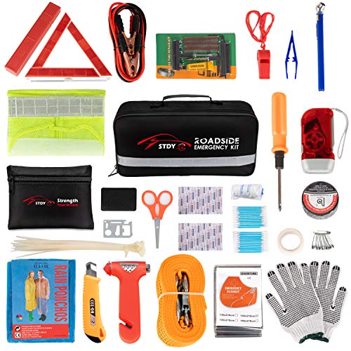 Car Roadside Emergency Kit: Safety Road Assistance Accessory
