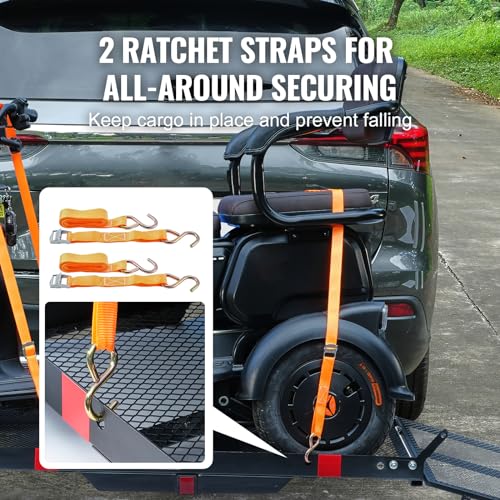 VEVOR Wheelchair Carrier with Folding Ramp, 500LBS Capacity
