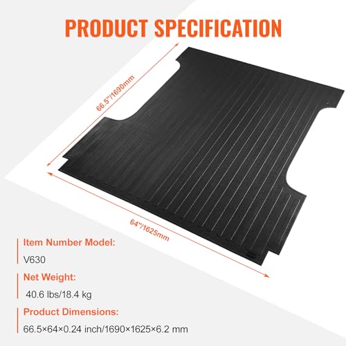 VEVOR Rubber Truck Bed Liner for Ford F150