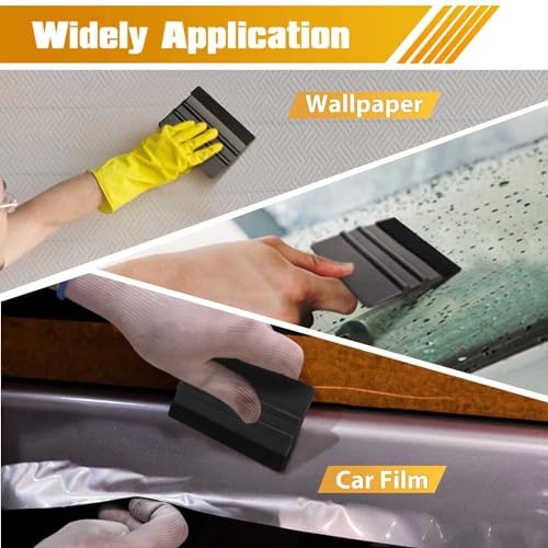 Professional Car Wrap Vinyl Tool Kit, Felt Squeegee, Utility Knife