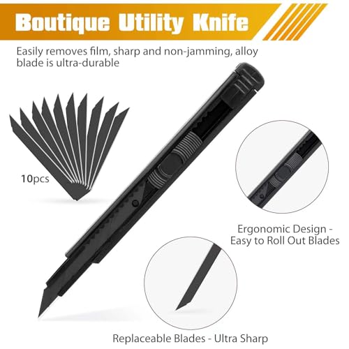 Professional Car Wrap Vinyl Tool Kit, Felt Squeegee, Utility Knife