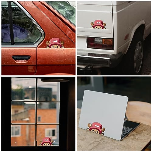 Cute Anime Reindeer Car Sticker for Laptop Bumper