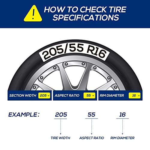 Emergency Snow Chains for Car SUV Pickup Trucks