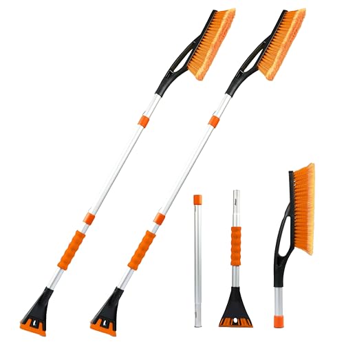 Eco-Friendly 43" Telescopic Snow Brush & Scraper Set