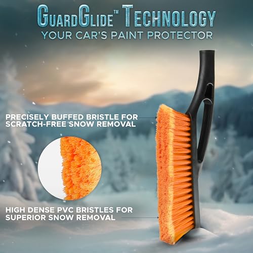 Eco-Friendly 43" Telescopic Snow Brush & Scraper Set